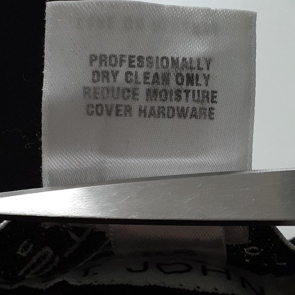 St. John Collection Black Wool High Waisted Straight Leg Trousers Size 6 - Picture 12 of 13